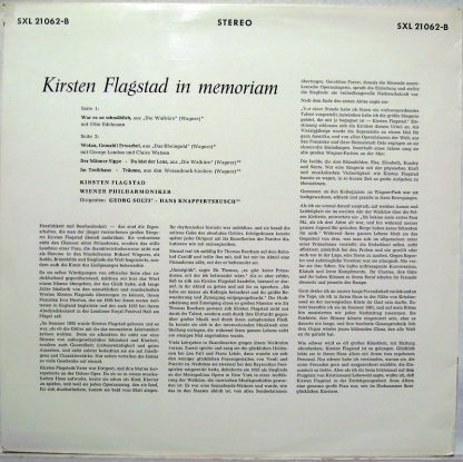DECCA SXL 21062-B - In Memoriam - Image 2