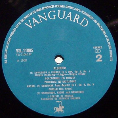 Vanguard VSL11065 - I Solisti Di Zagreb - Image 3