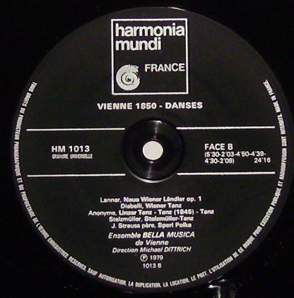 harmonia mundi France HM 1013 - Vienne Danses 1850 - Image 6
