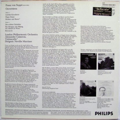 Philips 95 00 399 - Famous Overtures - Image 2