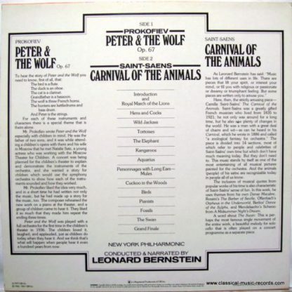 Columbia Y 34616 - Peter And The Wolf / A Young Person's Guide T - Image 2