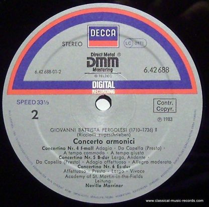 DECCA 6.42688 AZ - Concerti Armonici 1-6 - Image 3