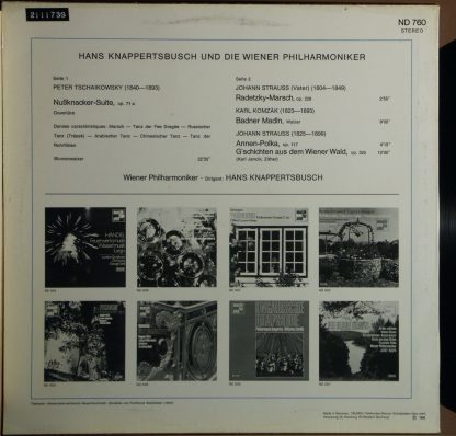 DECCA ND 760 - Hans Knappertsbusch Und Die Wiener Philharmoniker - Image 2