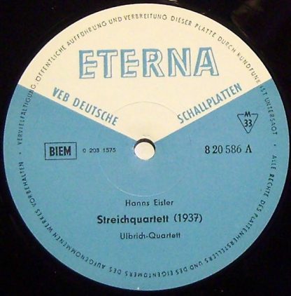 Eterna 8 20 586 - Streichquartett (1937) / Septett Nr. 2 (1947) - Image 3
