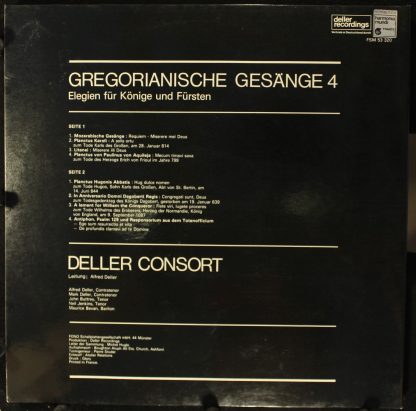 harmonia mundi France FSM 53320 - Gregorianische Gesänge 4 / Ele - Image 2