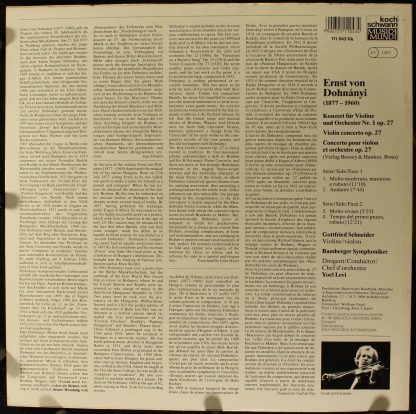 Schwann Musica Mundi VMS 2112 - Konzert Für Violine Und Orcheste - Image 2