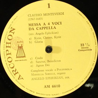 arcophon AM 6610 - Messa A Qvattro Voci, Salve Regina Et Litanie - Image 5