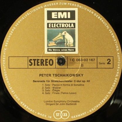 EMI 1C063-02 167 - Francesca  Da Rimini Op.32 / Serenade Für Str - Image 4
