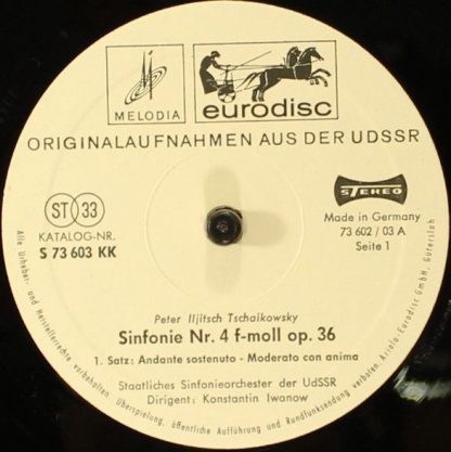 S 73 603 KK - Sinfonie Nr. 4  F-Moll Op.36 - Image 4