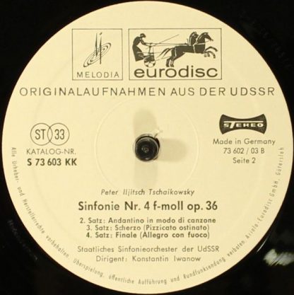 S 73 603 KK - Sinfonie Nr. 4  F-Moll Op.36 - Image 3