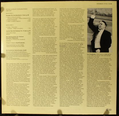 Eurodisc 27811 XAK - Serenade Für Streicher / Valse Mélancolique - Image 2