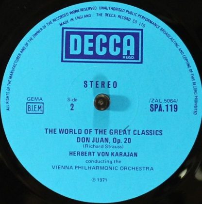 DECCA SPA 119 - Romeo And Juliet: Fantasy Overture / Don Juan (O - Image 4