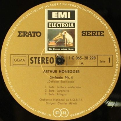 EMI Electrola 1 C 065-28 228 - Symphony Nr. 4 "Deliciae Basilien - Image 3