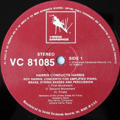Varèse Sarabande VC 81085 - Harris Conducts Harris - Image 3