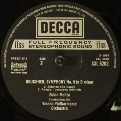 DECCA SXL 6202 - Symphony No.9 In D Minor - Image 4