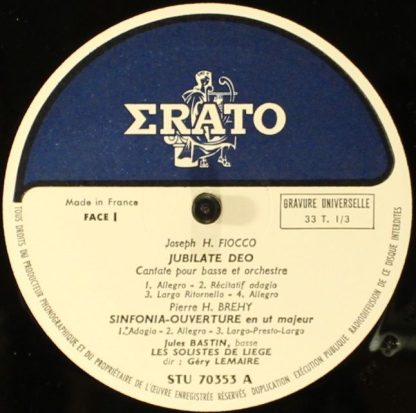 Erato STU 70353 - Jubilate Deo - Image 3