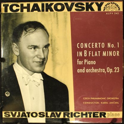 Supraphon ALPV 242 - Concerto No. 1 In B Flat Minor For Piano An