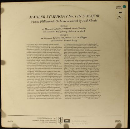 Classics For Pleasure CFP 138 - Symphony No.1 - Image 2