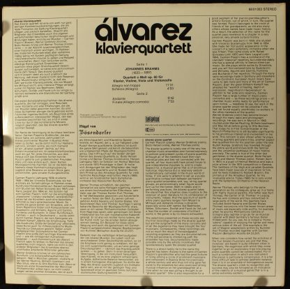 Bellaphon 68 01 003 - Klavierquartett Nr. 1 C-Moll Op. 15 / Klav - Image 2