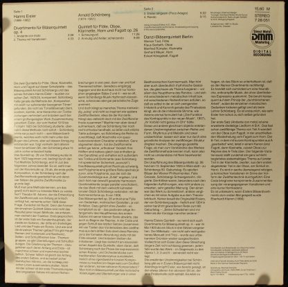 Eterna 728051 - Divertimento Für Bläserquintett Op. 4 / Bläserqu - Image 2
