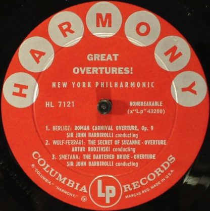 Harmony (4) HL 7121 - Great Overtures! - Image 3