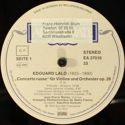 Aristocrate EA 27 010 - Konzerte Für Violine Und Orchester Op. 2 - Image 5