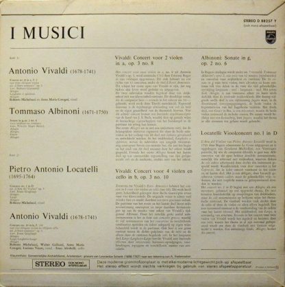 Philips DY 88 257 - I Musici In Amsterdam - Image 2