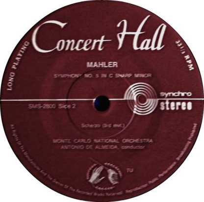 Concert Hall SMS 2800/01 - Symphonie Nr. 5 - Kindertotenlieder - Image 5