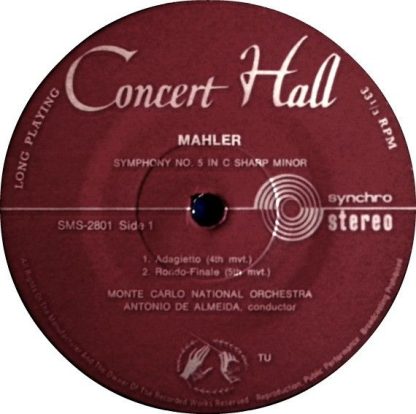 Concert Hall SMS 2800/01 - Symphonie Nr. 5 - Kindertotenlieder - Image 6