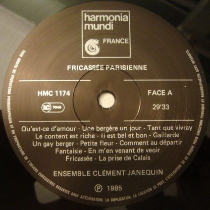 harmonia mundi France HMC 1174 - Fricassée Parisienne - Image 3