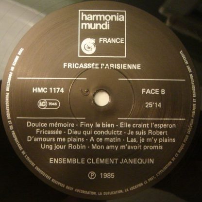 harmonia mundi France HMC 1174 - Fricassée Parisienne - Image 4