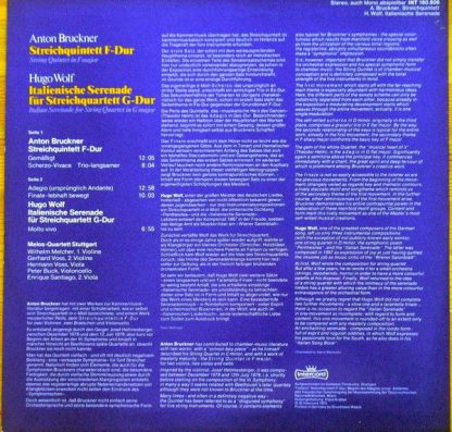 Intercord INT 160.806 - Streichquintett F-Duir / Italienische Se - Image 2