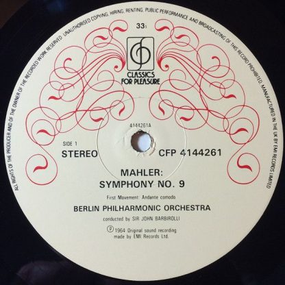 Classics For Pleasure CFP 4426 - Symphony No.9 - Image 5