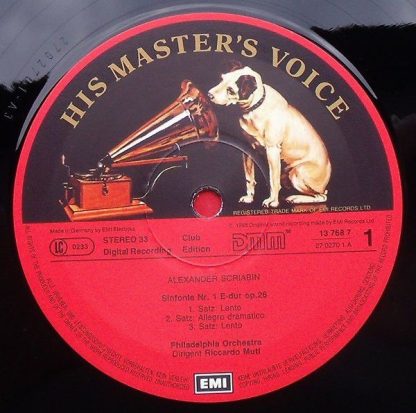 EMI 13 768 7 - Symphony No.1 - Image 4