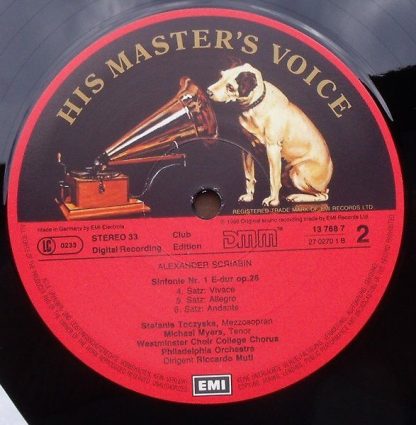 EMI 13 768 7 - Symphony No.1 - Image 5