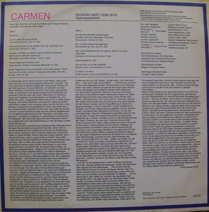 Eterna 8 26 373 - Carmen (Opernquerschnitt) - Image 2