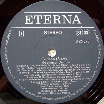Eterna 8 26 373 - Carmen (Opernquerschnitt) - Image 3