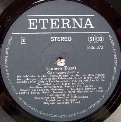 Eterna 8 26 373 - Carmen (Opernquerschnitt) - Image 4