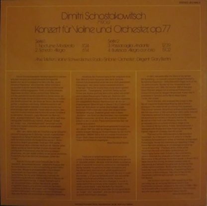 BASF 25 21640-3 - Violinkonzert Op. 77 - Image 2