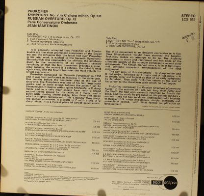 DECCA ECS 619 - Symphony No. 7 - Russian Overture - Image 2
