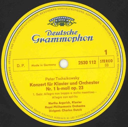 Deutsche Grammophon 2530 112 - Klavierkonzert Nr. 1, B-Moll, Op. - Image 3