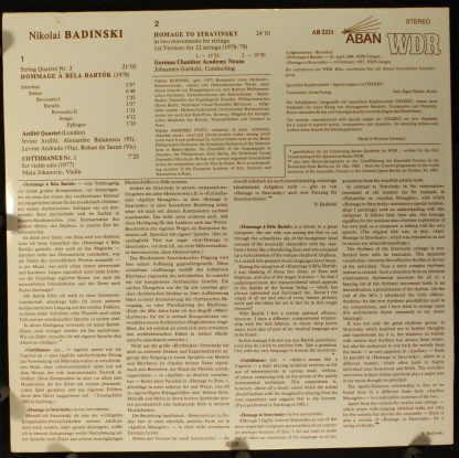 ABAN AB 2231 - Music For Strings - Image 2