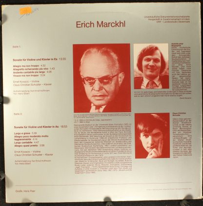 ORF 120 716 - Sonate Für Violine Und Klavier In Es / Sonate Für - Image 2