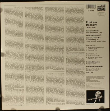 Schwann Musica Mundi VMS 2112 - Konzert Für Violine Und Orcheste - Image 2