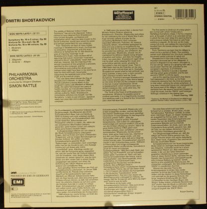 His Master's Voice Digital EL 27 0315 1 - Symphony No. 10 - Image 2