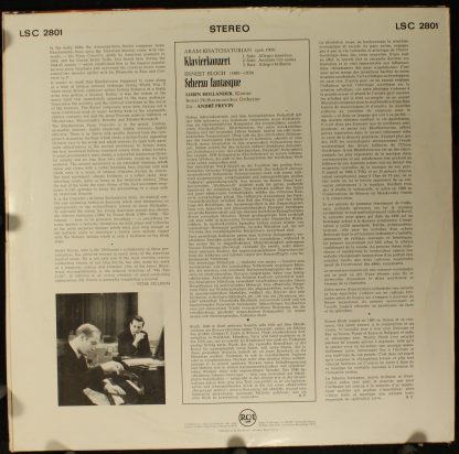 RCA Red Seal LSC 2801 - Piano Concerto / Scherzo Fantasque - Image 2