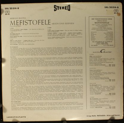 DECCA SXL 20 514-B - Mefistofele - Image 2