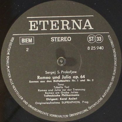 Eterna 8 25 940 - Romeo Und Julia Op. 64 - Image 4