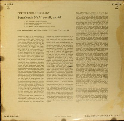 Telefunken LT 6624 - Symphonie Nr. V, e-moll, Op. 64 - Image 2