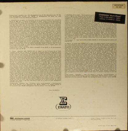 Erato STU 70553 - Les Deux Sonates Pour Violon & Piano - Image 2